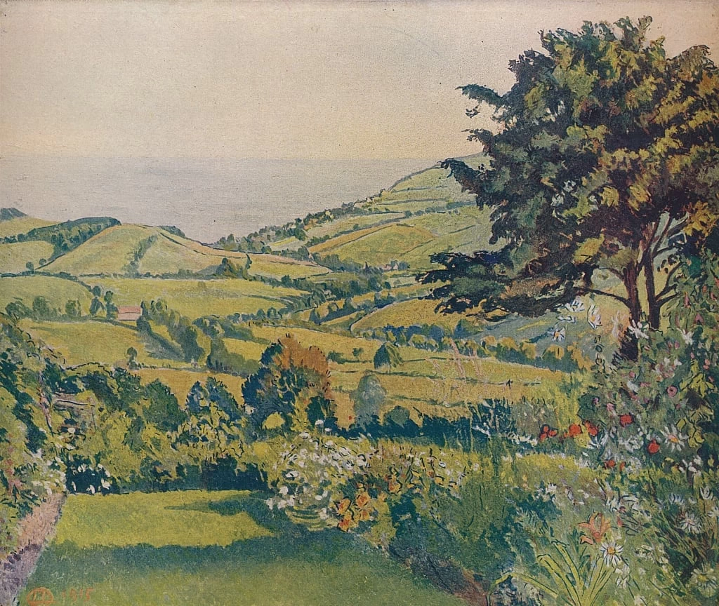 Luciene Pissarro - Vista mare, Peschiere, 1915, Ashmolean Museum, University of Oxford